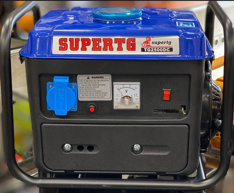 موتور برق بنزینی سوپر تایگر مدل TG2500DC ظرفیت ۸۰۰ وات تک فاز