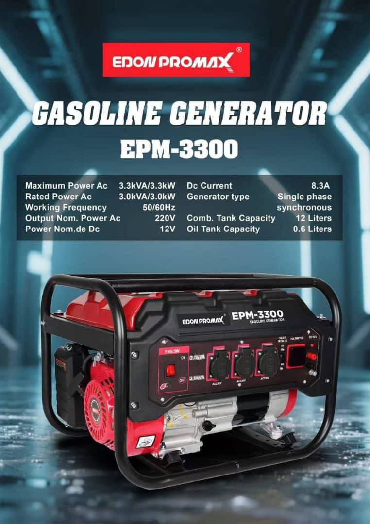 موتور برق بنزینی هندلی ادون PROMAX EPM-3300  توان 3.3 کیلووات