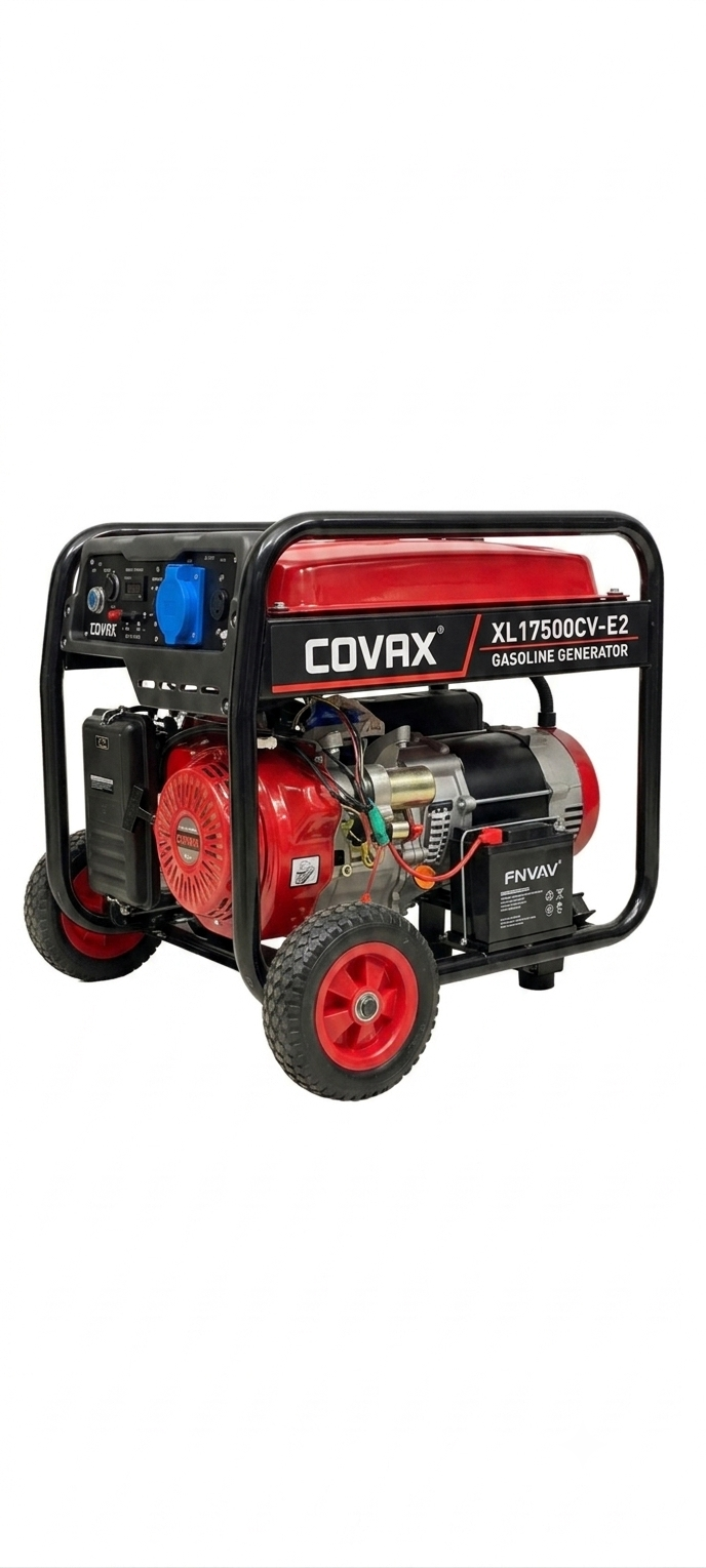 موتور برق بنزینی ۹ کیلووات کواکس مدل XL17500CV-E2 تک فاز