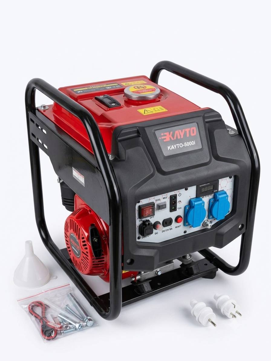 موتور برق کایتو 3/8 کیلووات اینورتری هندلی تک فاز KYTO-5000i| موتوربرق 3800 وات تکفاز