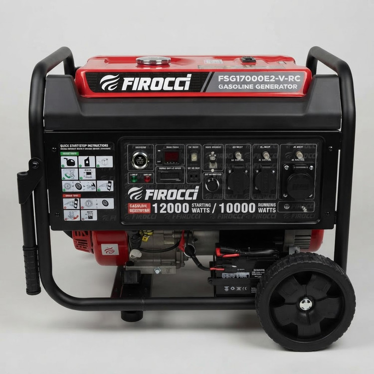 موتور برق 12 کیلووات فیروکسی مدل FSG17000E2-V-RC بنزینی تکفاز